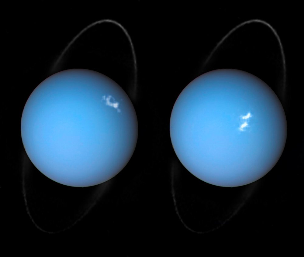 Alien aurorae on Uranus